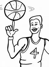 Basketball Coloring Cool Pages Clipartmag Printable Color sketch template