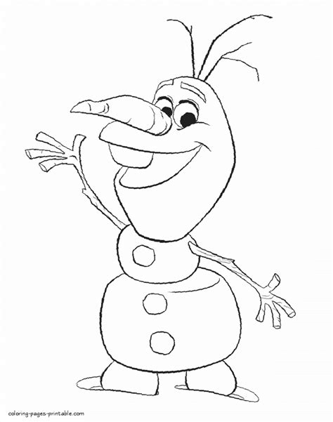 coloring pages olaf coloring pages printablecom