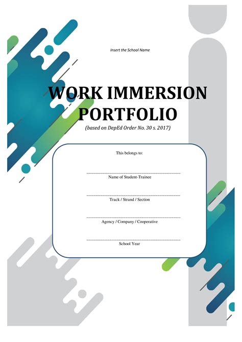 solution shs work immersion portfolio compress studypool