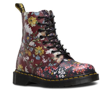 dr martens floral pascal floral combat boots floral boots boots