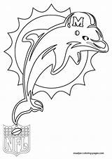 Miami Logo Dolphins Coloring Pages Nfl Drawing Heat Browser Window Print Getdrawings sketch template