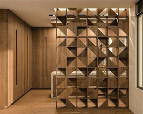 walls stylish wooden partition design ideas   home