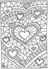 Coloring Valentine Pages Valentines Printable Kids Book Sheets Adult Adults Favecrafts sketch template