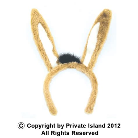 donkey ears headband  ear headbands island party ear