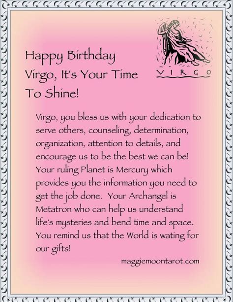 Virgo Birthday Month Telegraph
