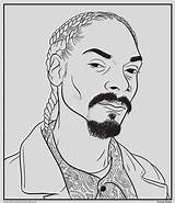 Rap Rappers Snoop Dogg Printable Tupac 2pac Hop Colouring Migos Sketches Marley Outline Hiphop Lostateminor sketch template
