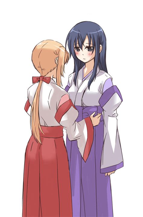 himemiya chikane and kurusugawa himeko kannazuki no miko drawn by