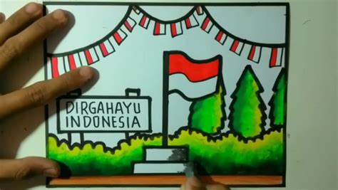 Detail Mewarnai Gambar Bendera Indonesia Koleksi Nomer 52
