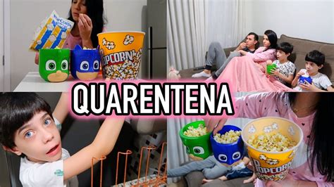 noite da pipoca chocolate e filme de quarentena em