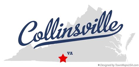 map  collinsville va virginia