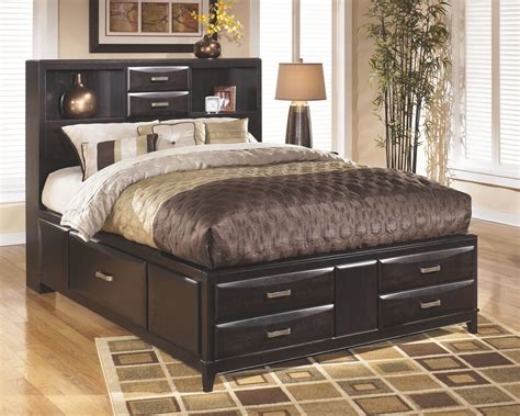 kira  black california king storage bed ez furniture sales