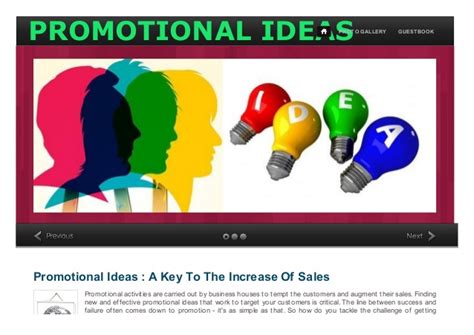 promotional ideas are trustworthy marketing strategy to increase sales