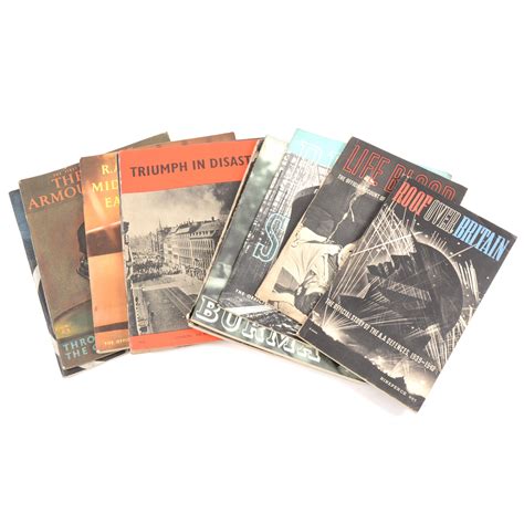 lot  world war ii  collection  booklets