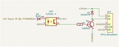 transistors high  opto isolated relay schematic   gpio drive   relay electrical