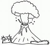 Volcano Coloring Pages Clipartmag sketch template
