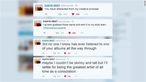 kanye west tweets then deletes more than 30 posts in