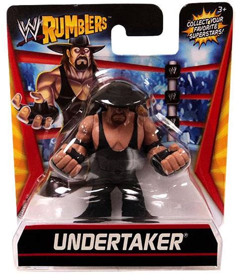 wwe wrestling rumblers series  undertaker mini figure mattel toys toywiz