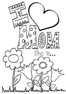 mothers day coloring pages  toddlers coloring pages mothers day