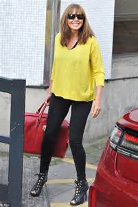 Carol Vorderman Shows Off Fabulous Figure As She Heads To Loose Women