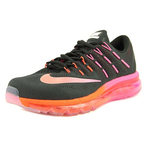 nike nike womens air max  running shoes black multi color