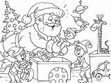 Lutins Pere Cadeaux Colorear Babbo Weihnachtsmann Disegno Papai Malvorlage Elfi Elves Elfos Stampare Gli Claus Desenho Bellissimi Crayons Pencils Markers sketch template