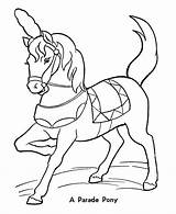 Coloring Circus Pages Printable Pony Parade Popular sketch template