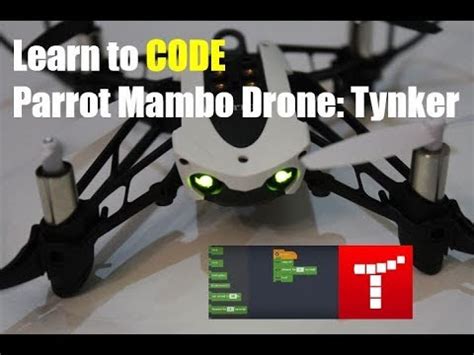 drone programming  parrot mambo tynker youtube