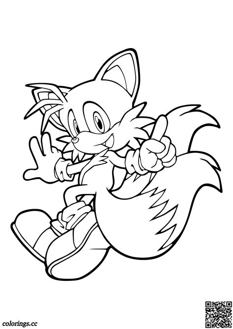tails  fox coloring pages coloring home