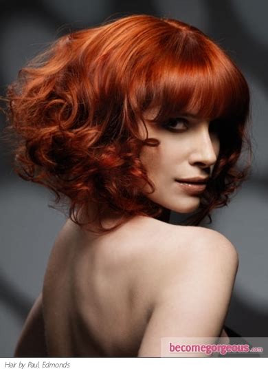 Pictures Hair Highlights Ideas Red Curly Hair Style