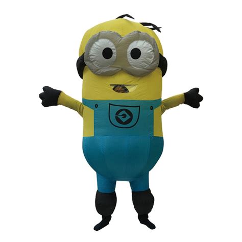 2018 halloween cosplay party costume adult minion inflatable minion