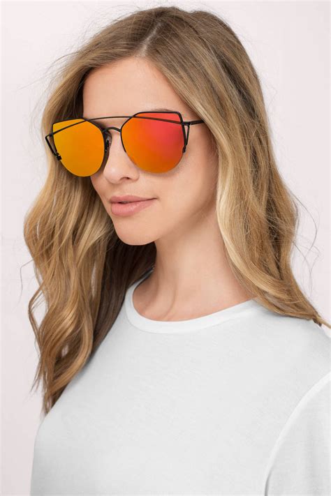 grey mirrored sunglasses aviators rose gold mirrored sunglasses  tobi