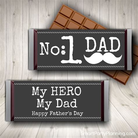 fathers day candy bar wrappers  dad  love