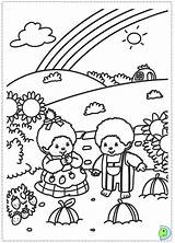 Coloring Monchhichi Dinokids Rainbow Pages Close Books Coloringpages sketch template