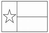 Flag Texas Coloring Pages Historical Star Lone These sketch template