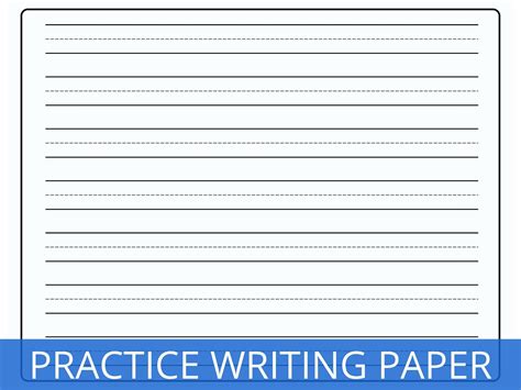lined writing highlighted paper handwriting practice