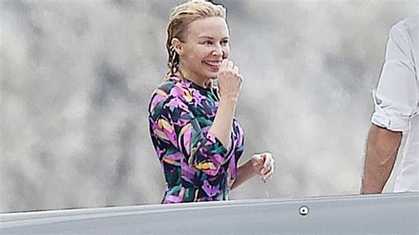 Kylie Minogue Flaunts Taut Bod On Italian Getaway With Fiance Joshua