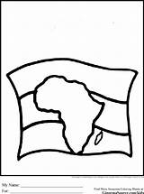 Coloring Pages Flag Kwanzaa Africa African Puerto Rico Printable Colors Bazaar Print Getcolorings Christmas Mexican Ginormasource Luxury sketch template