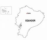 Equador sketch template