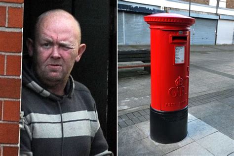 man tries to have sex with postbox in busy shopping centre