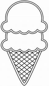 Ice Cream Scoop Template Printable Clipart sketch template