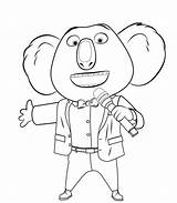 Sing Coloring Pages Coloringhome Via Printable sketch template