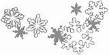 Snowflake Snowflakes sketch template