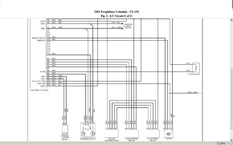 freightliner  blower motor wiring diagram freightliner chassis wiring diagram freightliner