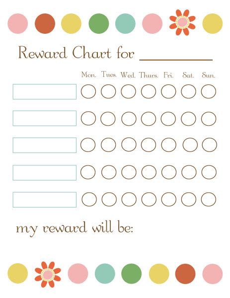 heart   printable rewards charts
