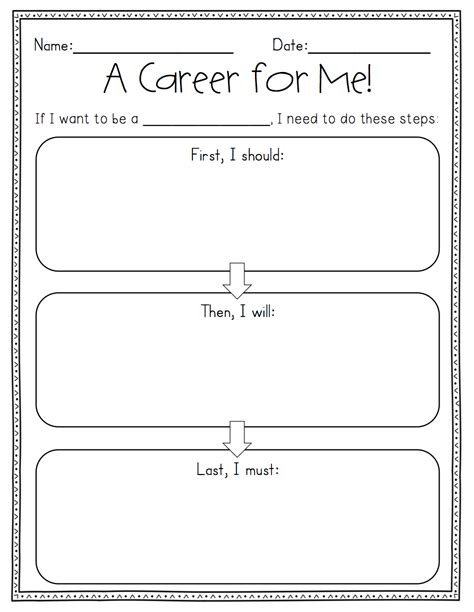 printable career day worksheets  printable templates