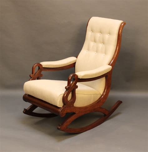 htc mahogany rocking chair  sellingantiquescouk