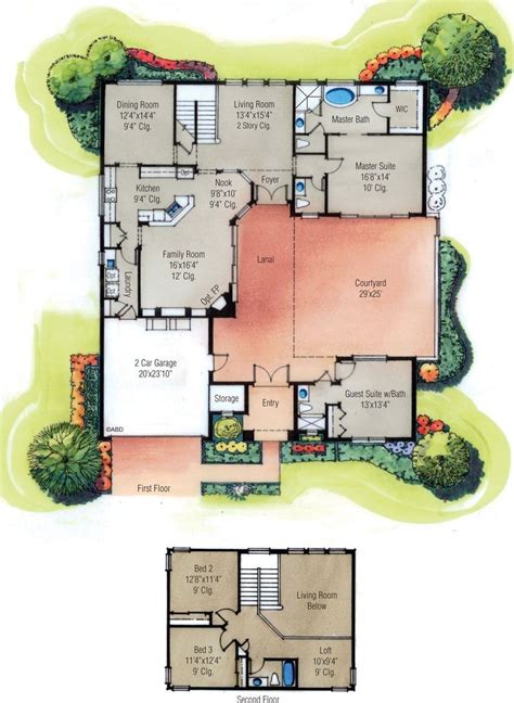 uncategorized spanish courtyard house plans  amazing brilliant hacienda floor