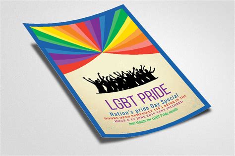 lgbt pride flyer poster template by designhub thehungryjpeg