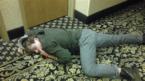 mr drunk guy at hampton inn he was passed out at my