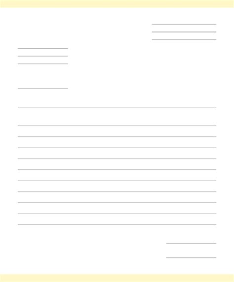 printable blank letter template     printablee